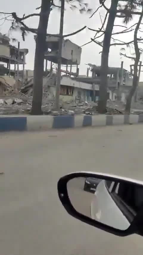 The Law Enforcement Command and Criminal Investigation Department in Urmia, West Azerbaijan Province (Iran) was destroyed