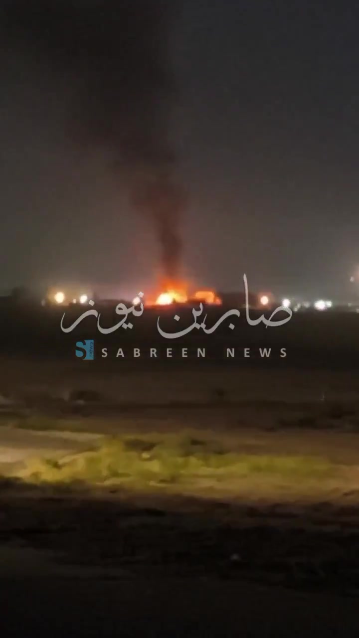 Iranian drones and rockets reportedly hit U.S. military's Victoria Base (Camp Victory) near Baghdad International Airport, triggering air defenses and causing fires