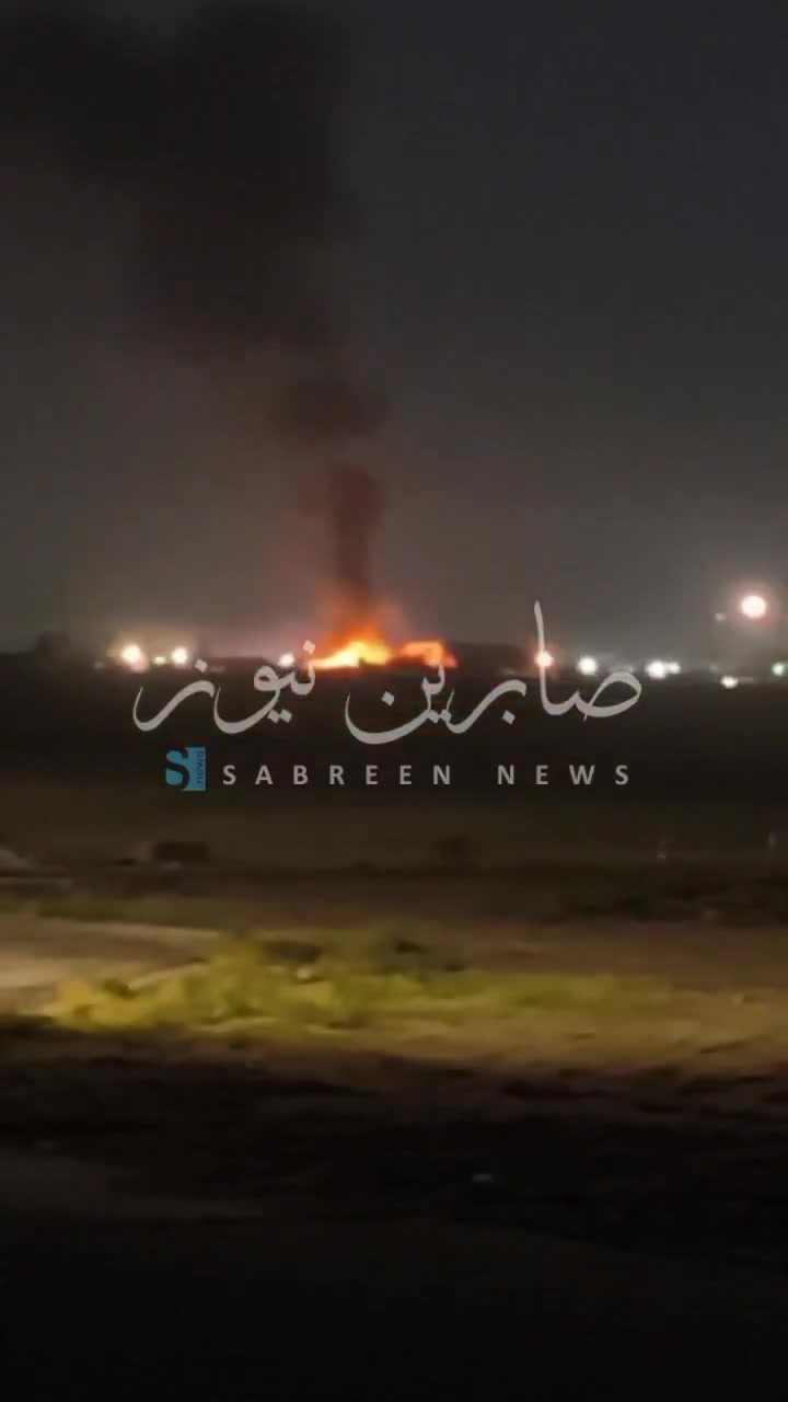 Iranian drones and rockets reportedly hit U.S. military's Victoria Base (Camp Victory) near Baghdad International Airport, triggering air defenses and causing fires