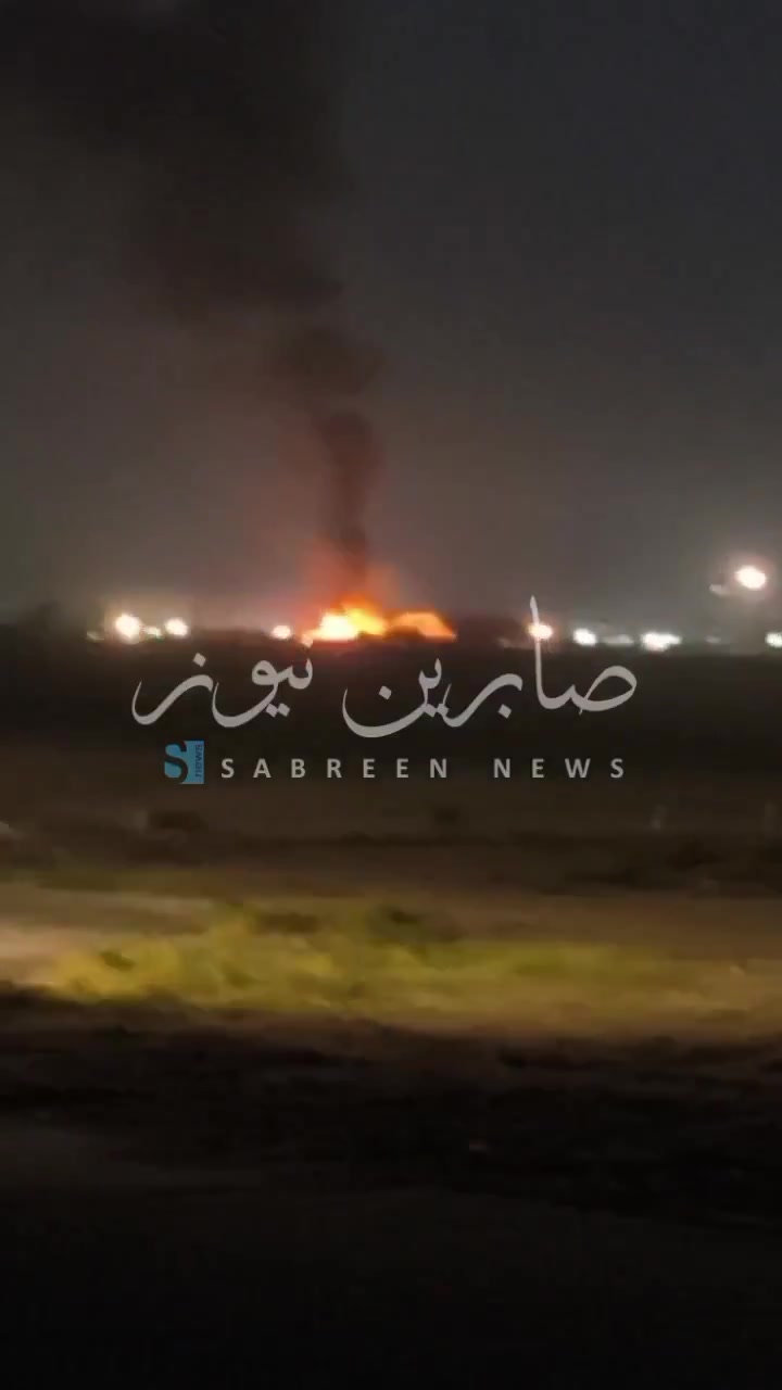Iranian drones and rockets reportedly hit U.S. military's Victoria Base (Camp Victory) near Baghdad International Airport, triggering air defenses and causing fires