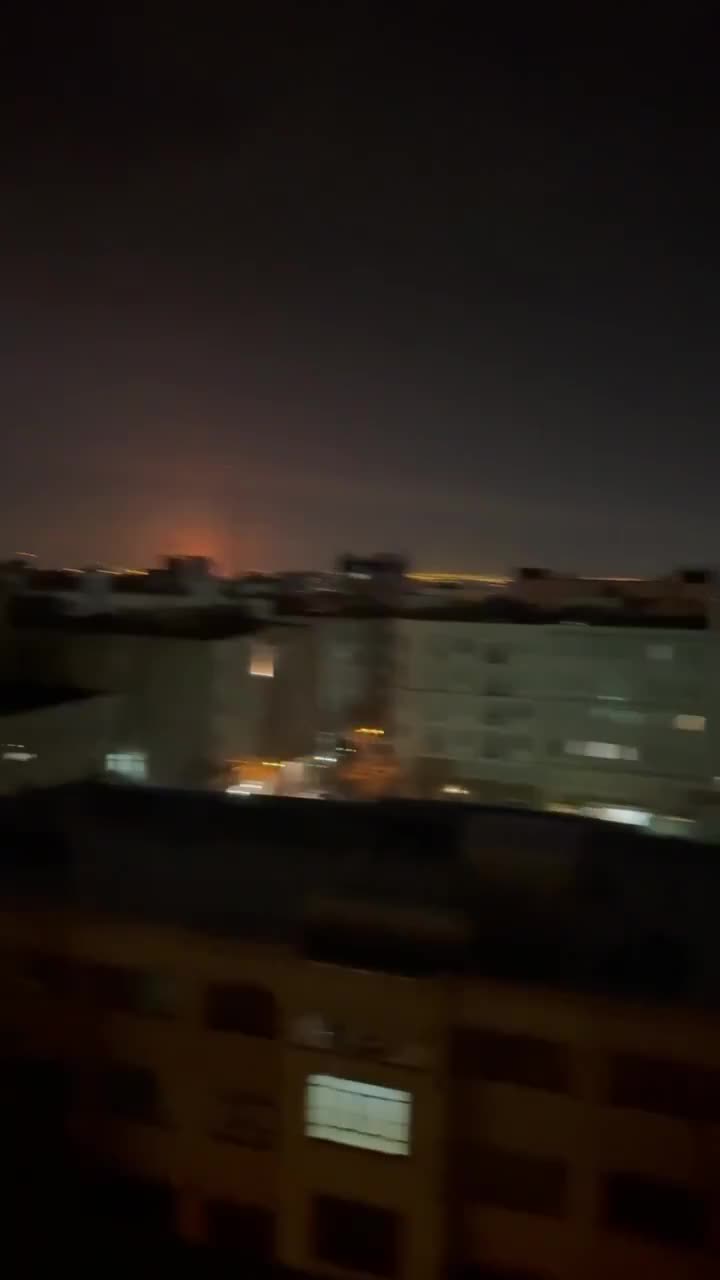 Violent bombardment in Tehran