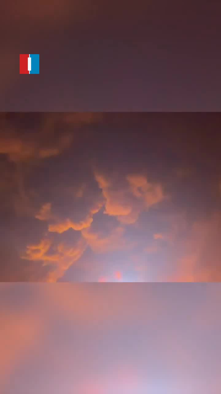 A massive fire is seen burning at Tehran’s Aghdasiyeh oil depot after airstrikes late on Saturday, footage sent to Iran International shows