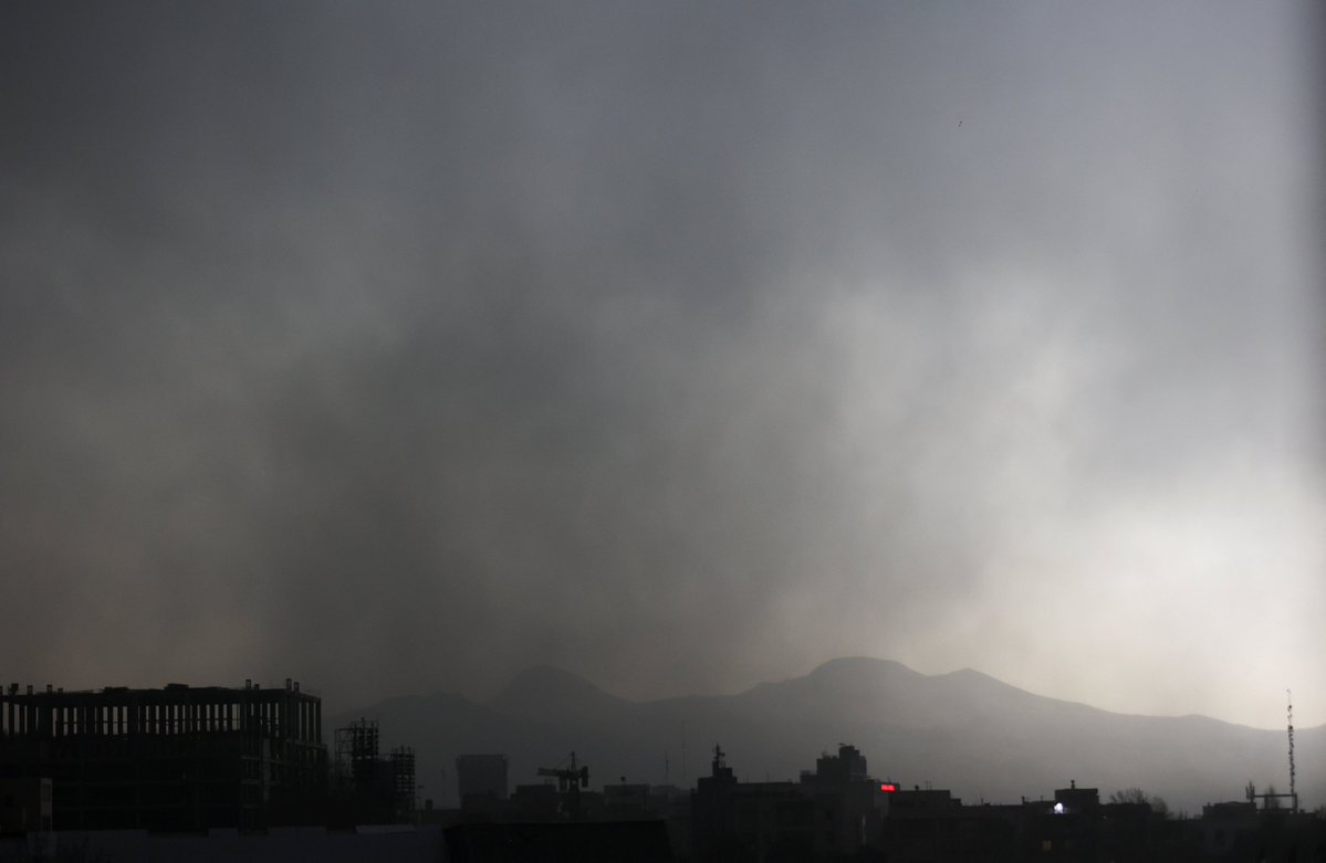 Iran's Meteorological Organization: The darkness in Tehran is caused by a combination of smoke and clouds