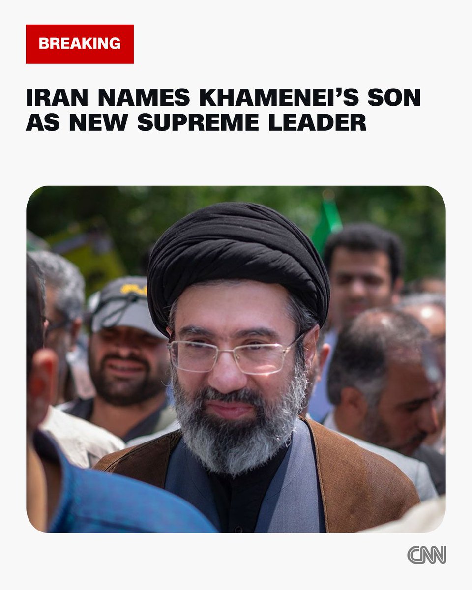 Iran has named Mojtaba Khamenei the country's new supreme leader following the killing of his father Ayatollah Ali Khamenei in US-Israeli strikes on February 28, the state-run media has announced