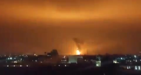 Violent bombardment in Karaj