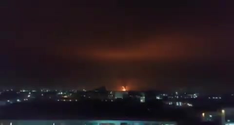 Violent bombardment in Karaj