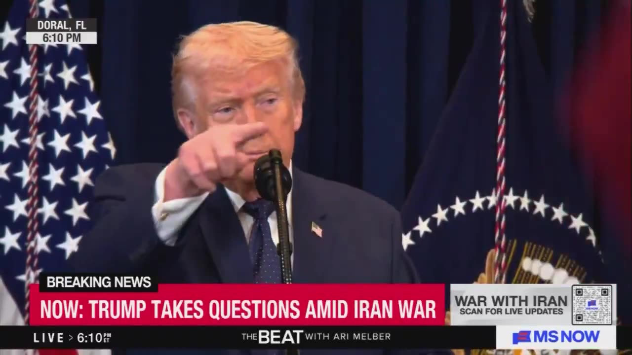 Reporter: A video appears to show a tomahawk missile likely destroyed that Iranian girls school. Will the US accept any responsibility. Trump: I will say that the tomahawk is sold and used by other countries. And whether it's Iran who also has some tomahawks, they wish they had more, but whether it's Iran or somebody else, a tomahawk is very generic. That’s being investigated