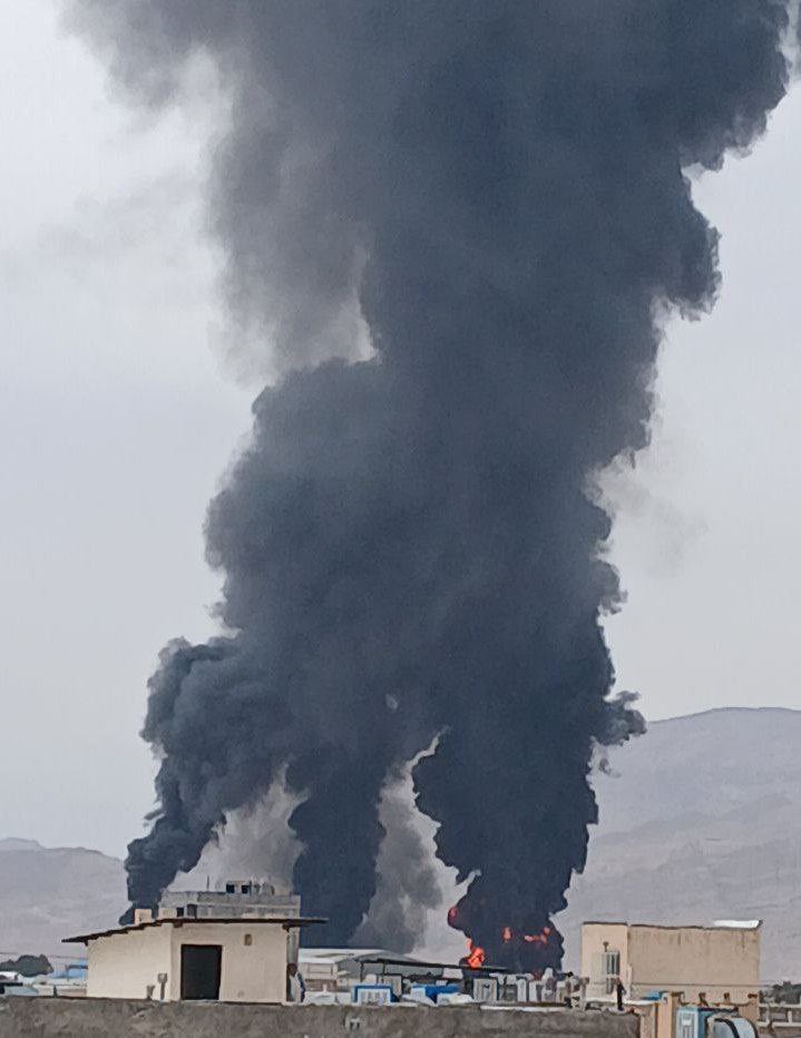 Fuel depots near Kerman airport hit in central Iran in Israeli/US strikes