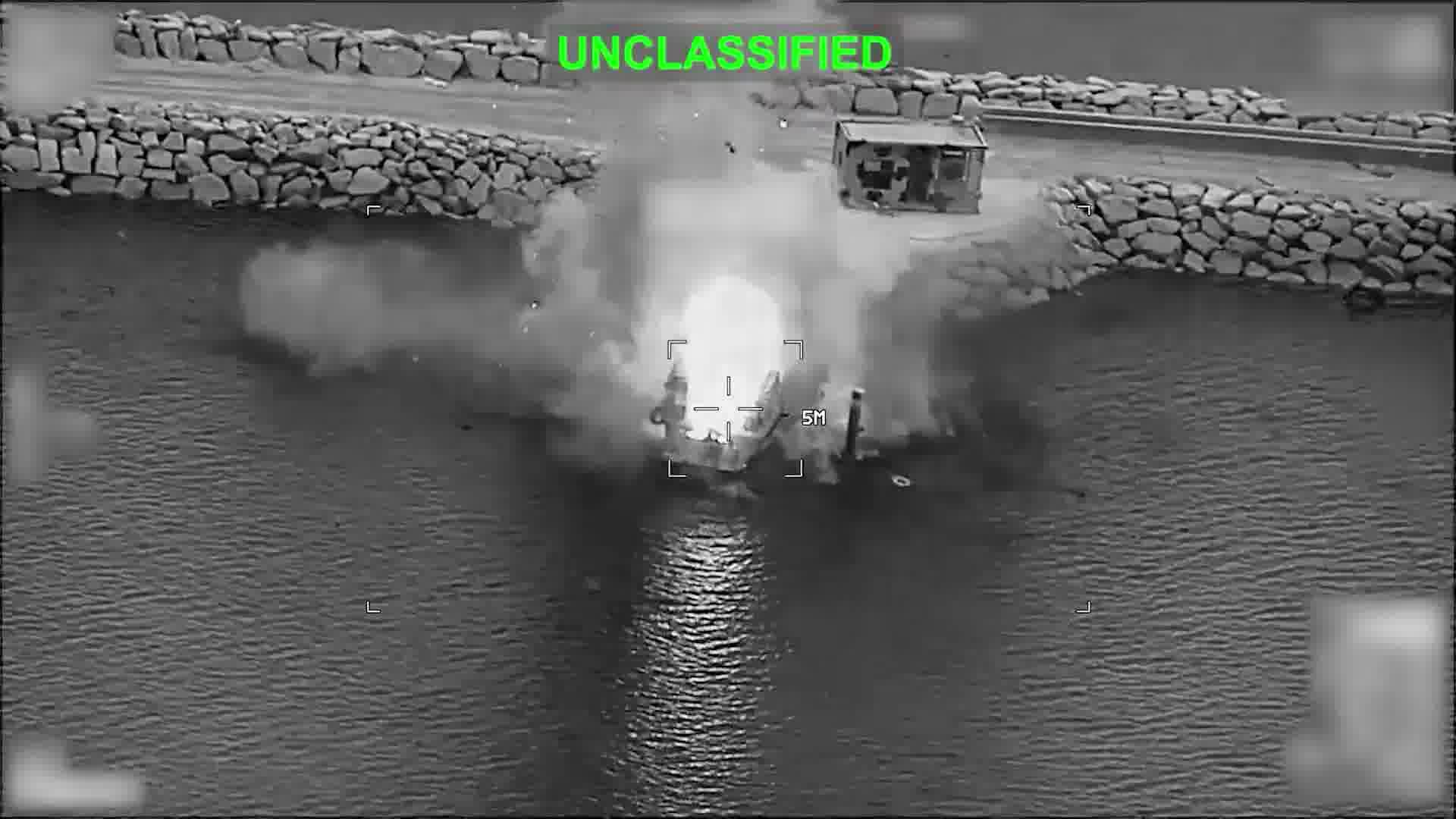 CENTCOM: U.S. forces are degrading the Iranian regime's ability to project power at sea and harass international shipping. For years, Iranian forces have threatened freedom of navigation in waters essential to American, regional and global security and prosperity