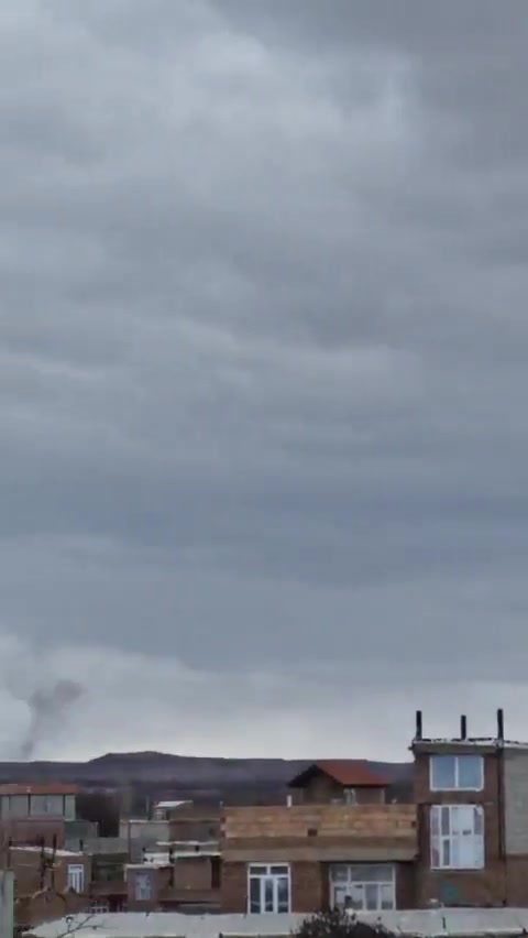 A series of airstrikes targeted regime police headquarters and other law enforcement facilities in Bonab, northwestern Iran, earlier today