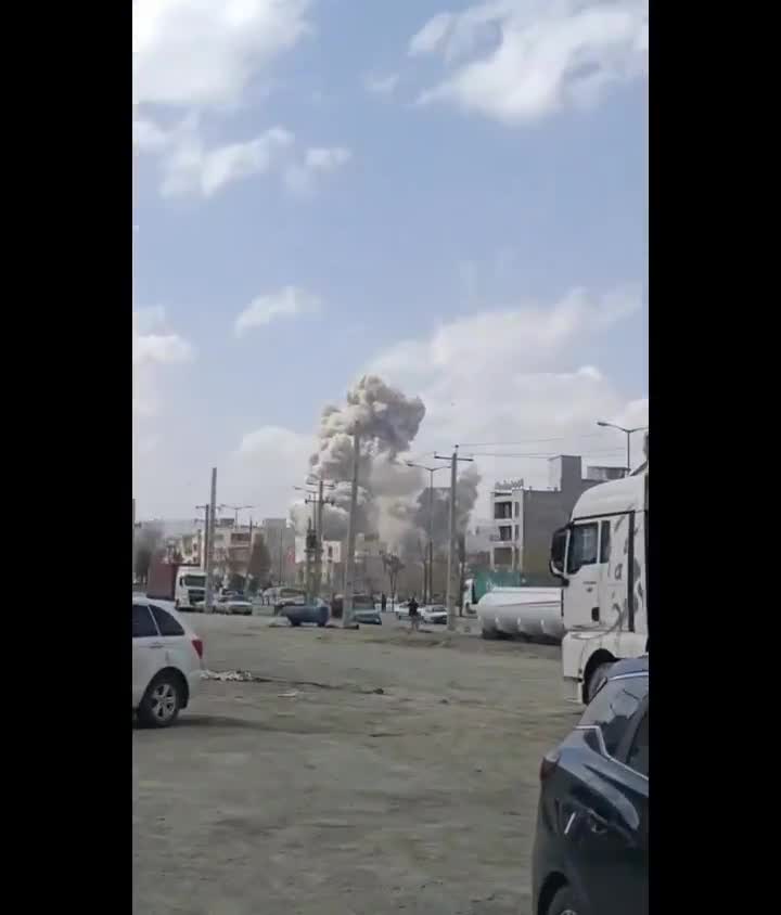 American/Israeli airstrikes against several strategic and military sites in the Kurdish city of Marivan