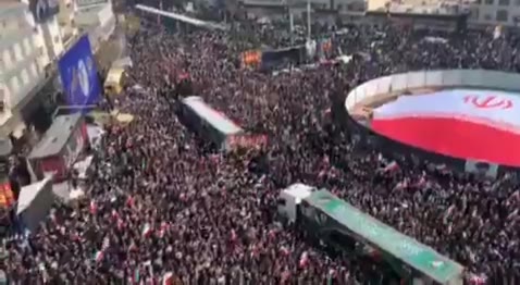 Mass funeral in Tehran for what Iran calls the ‘Ramadan War’