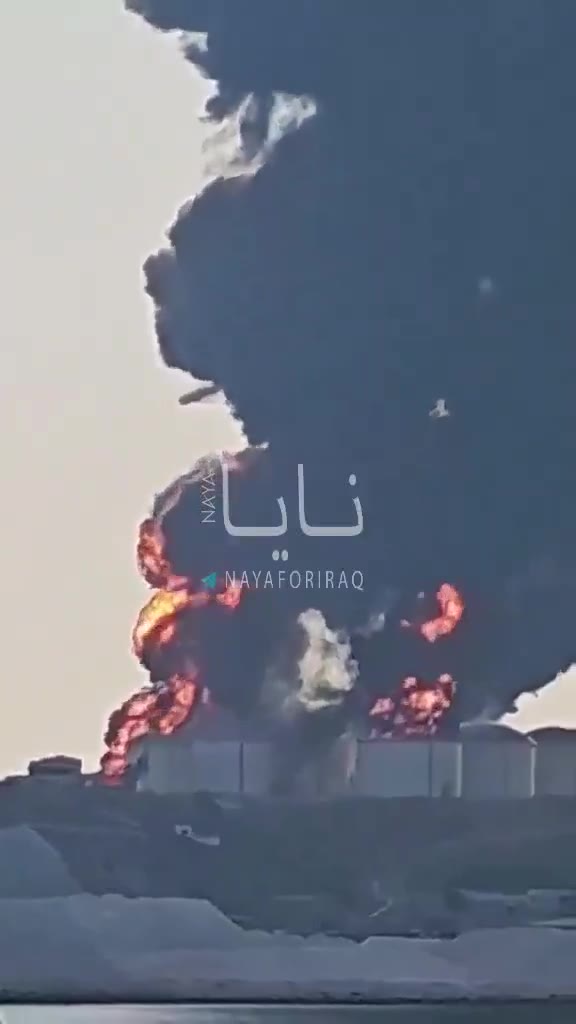 Oil storage facilities at Oman’s Salalah port were struck. Oman TV reported that drones hit fuel tanks at the port