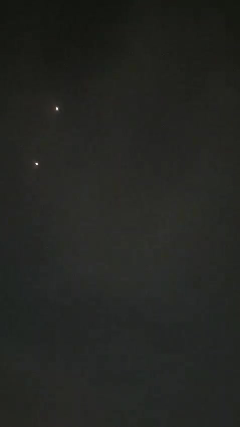 Interceptions in the skies of the central Israel