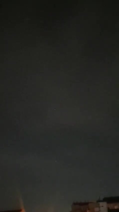 Interceptions in the skies of the central Israel