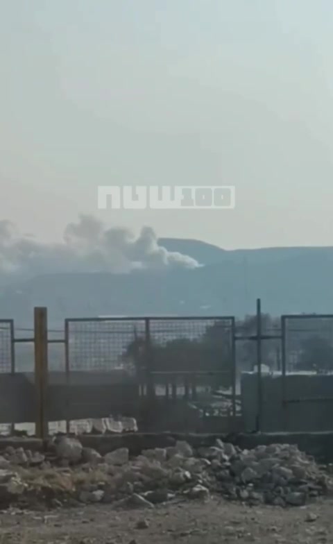 American-Israeli airstrikes in the industrial area in northern Tehran today.
