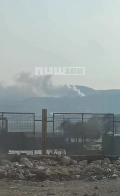 American-Israeli airstrikes in the industrial area in northern Tehran today.