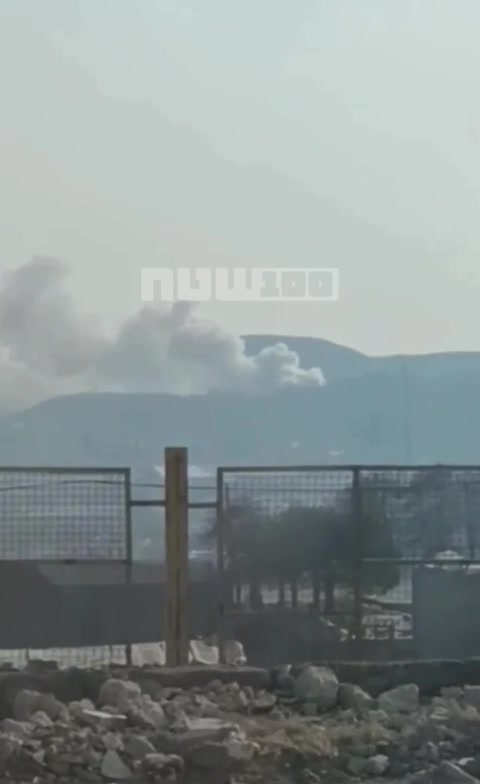 American-Israeli airstrikes in the industrial area in northern Tehran today.