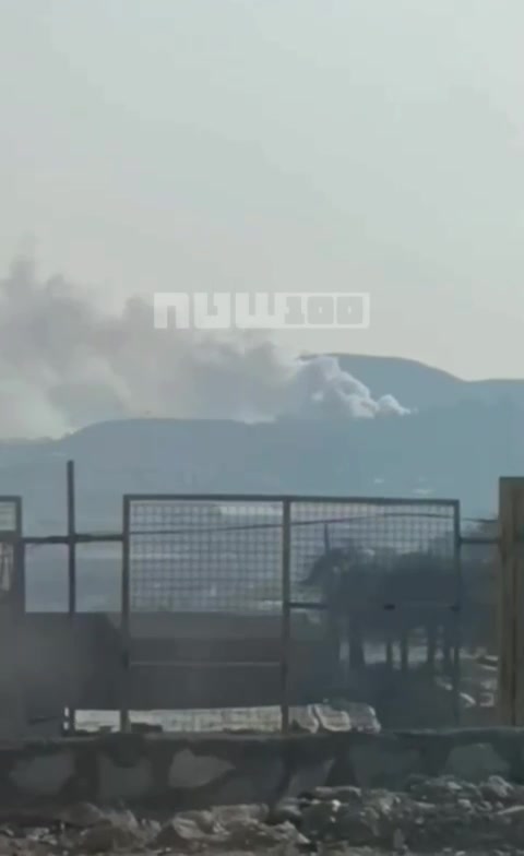 American-Israeli airstrikes in the industrial area in northern Tehran today.
