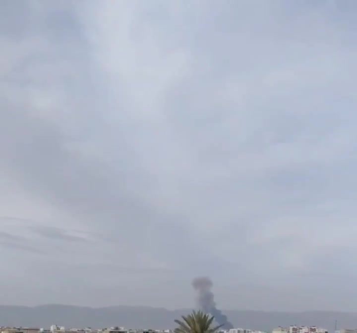 The Shiraz airbase was bombed a short while ago.