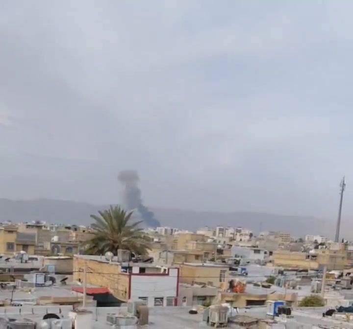 The Shiraz airbase was bombed a short while ago.