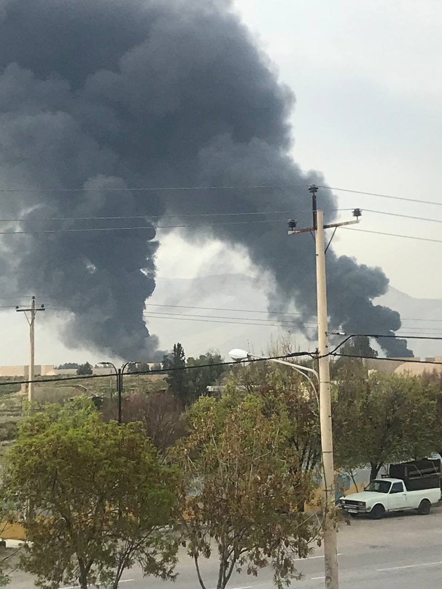 The Shiraz airbase was bombed a short while ago.