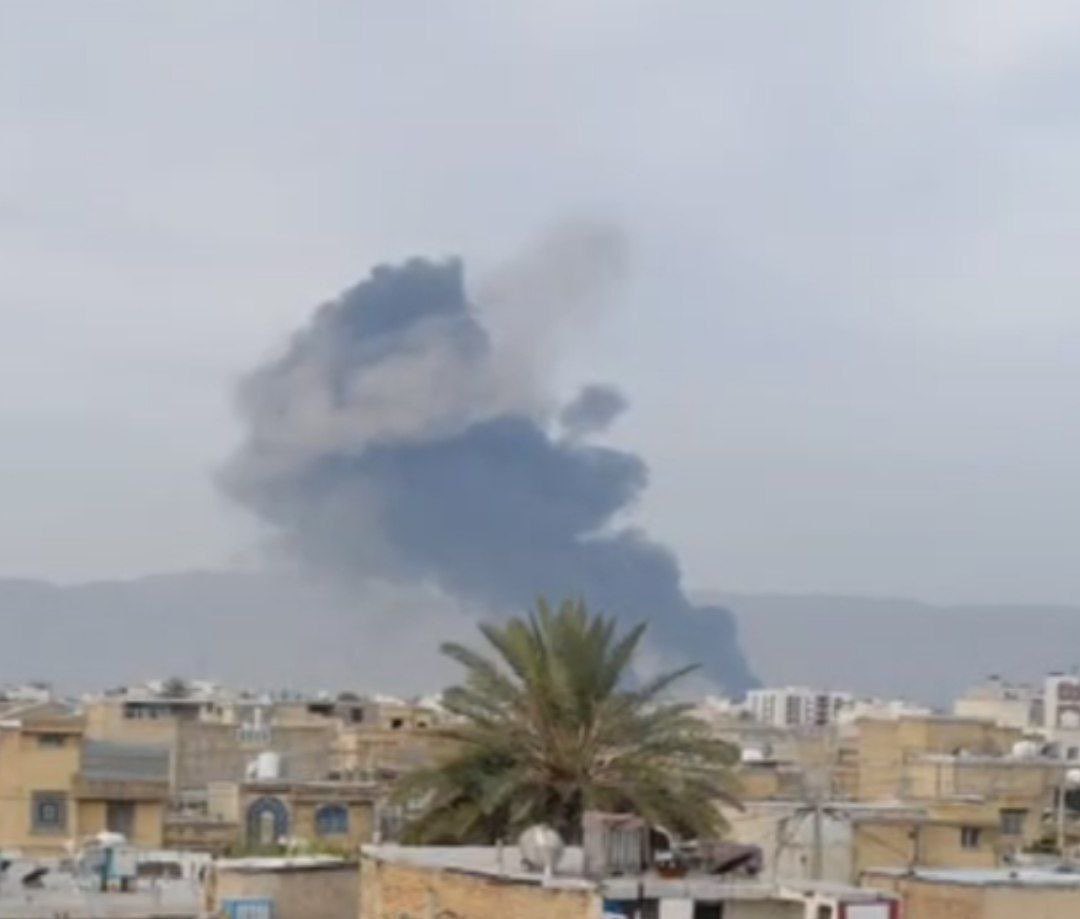 The Shiraz airbase was bombed a short while ago.