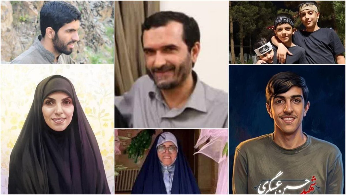 The family of Iranian leader Ali Zadeh was killed in an airstrike on the capital, Tehran.