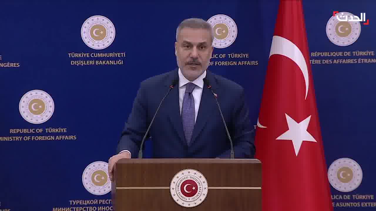 Turkish Foreign Minister Hakan Fidan, during a press conference with his German counterpart: Netanyahu's government seeks to create chaos and wars in the region.