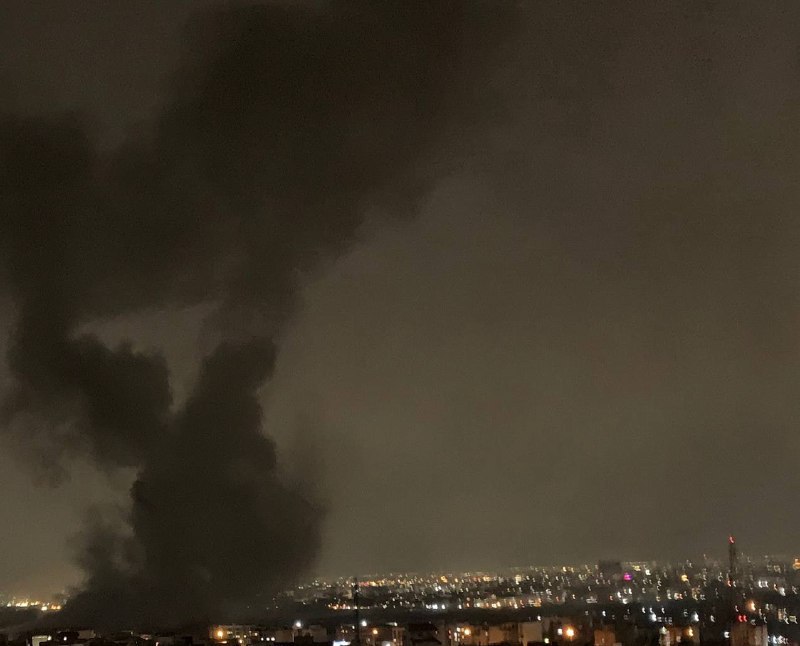 Airstrikes on Meysami, Garmdarre and Anaraki areas. Karaj, Alborz Province, Iran