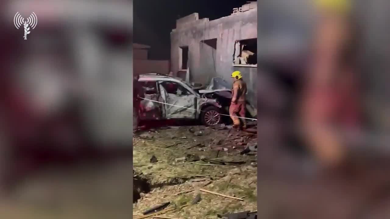 The Israeli army says it is investigating the circumstances of the Iranian ballistic missile impact in the northern town of Zarzir. Home Front Command search and Rescue soldiers are operating at the scene, where nearly 60 people were wounded, mostly lightly