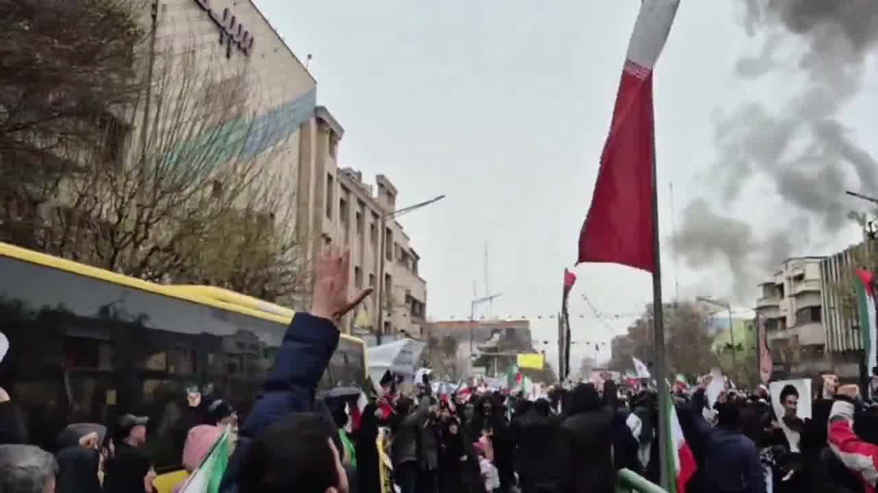 An explosion was reported in Tehran moments ago, following a reported airstrike near a pro-regime protest attended by multiple high-ranking Iranian officials