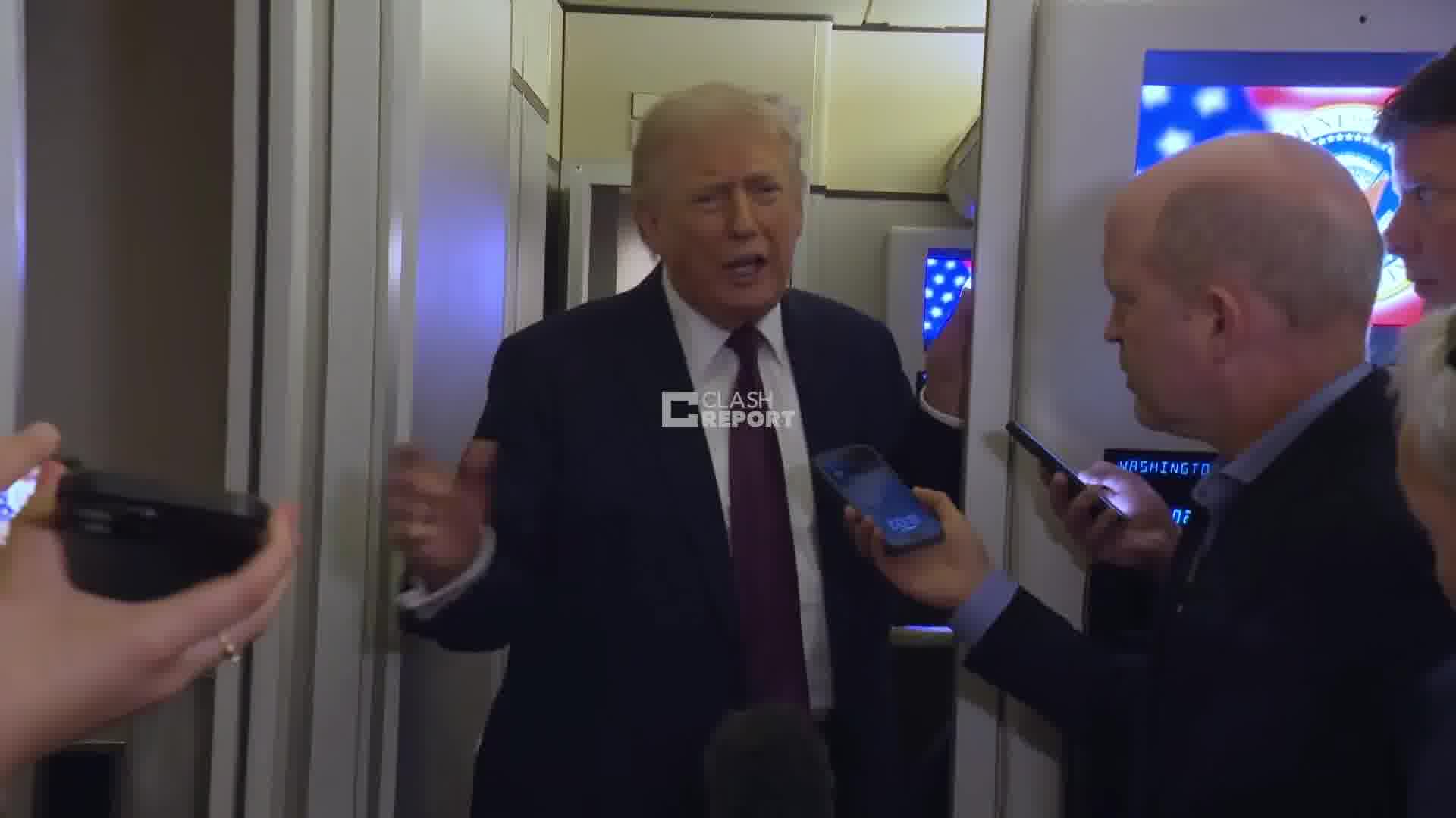 Trump on Iran:  We're always there for NATO. We're helping them with Ukraine — it's got an ocean in between us, doesn't affect us — but we've helped them.   It'd be interesting to see what country wouldn't help us with a very small endeavor, which is just keeping the strait open