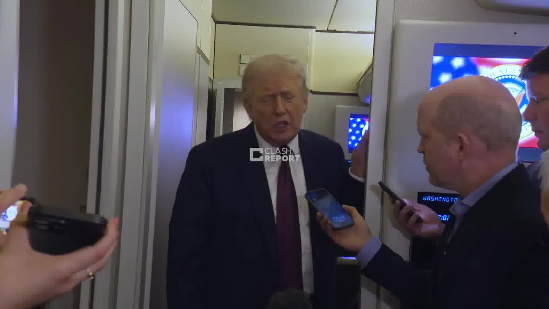 Trump on Iran:  We're always there for NATO. We're helping them with Ukraine — it's got an ocean in between us, doesn't affect us — but we've helped them.   It'd be interesting to see what country wouldn't help us with a very small endeavor, which is just keeping the strait open