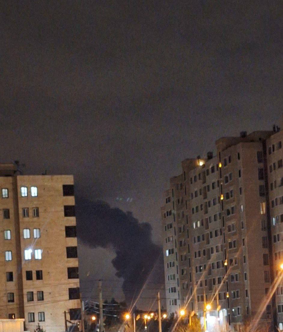 Airstrikes in Tehran last night