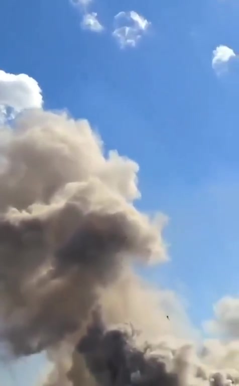 Smoke is rising over Tehran after airstrikes