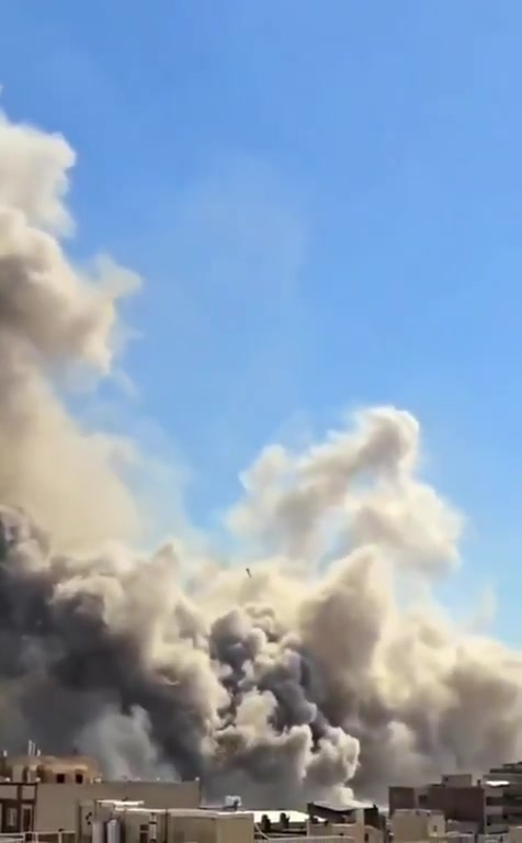 Smoke is rising over Tehran after airstrikes