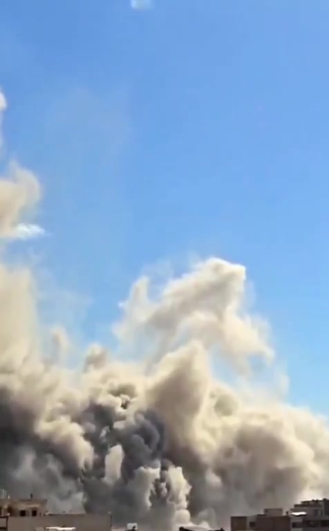Smoke is rising over Tehran after airstrikes