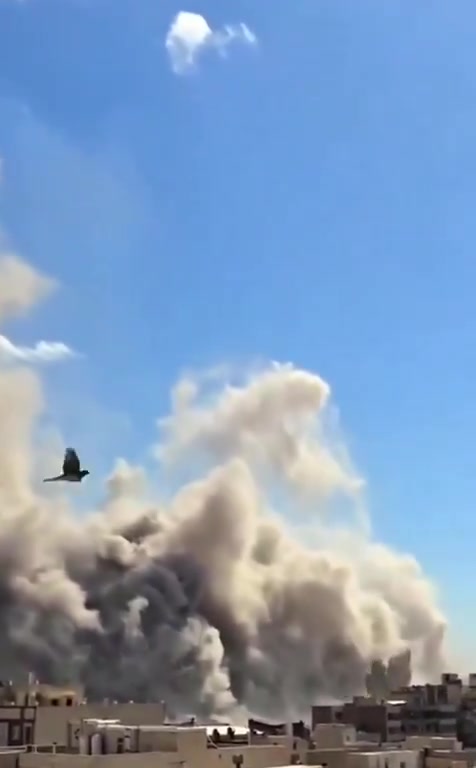 Smoke is rising over Tehran after airstrikes