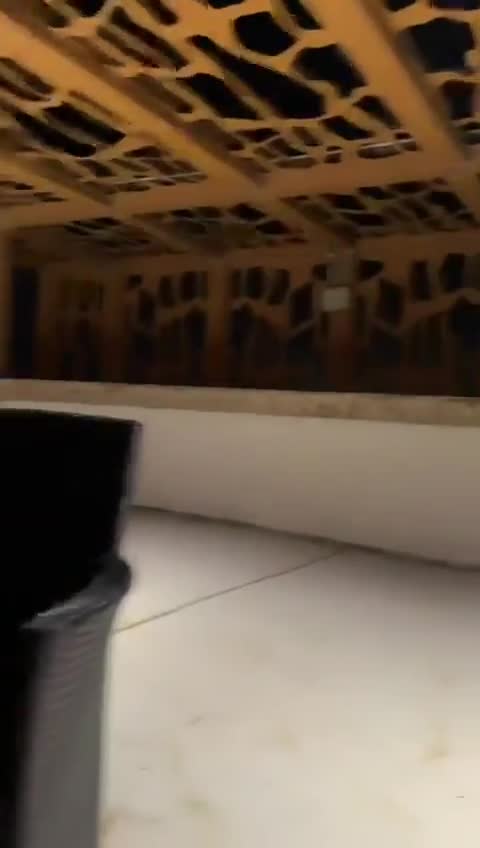 Additional footage of a drone attack on the Majnoon oil field in southern Iraq a short while ago