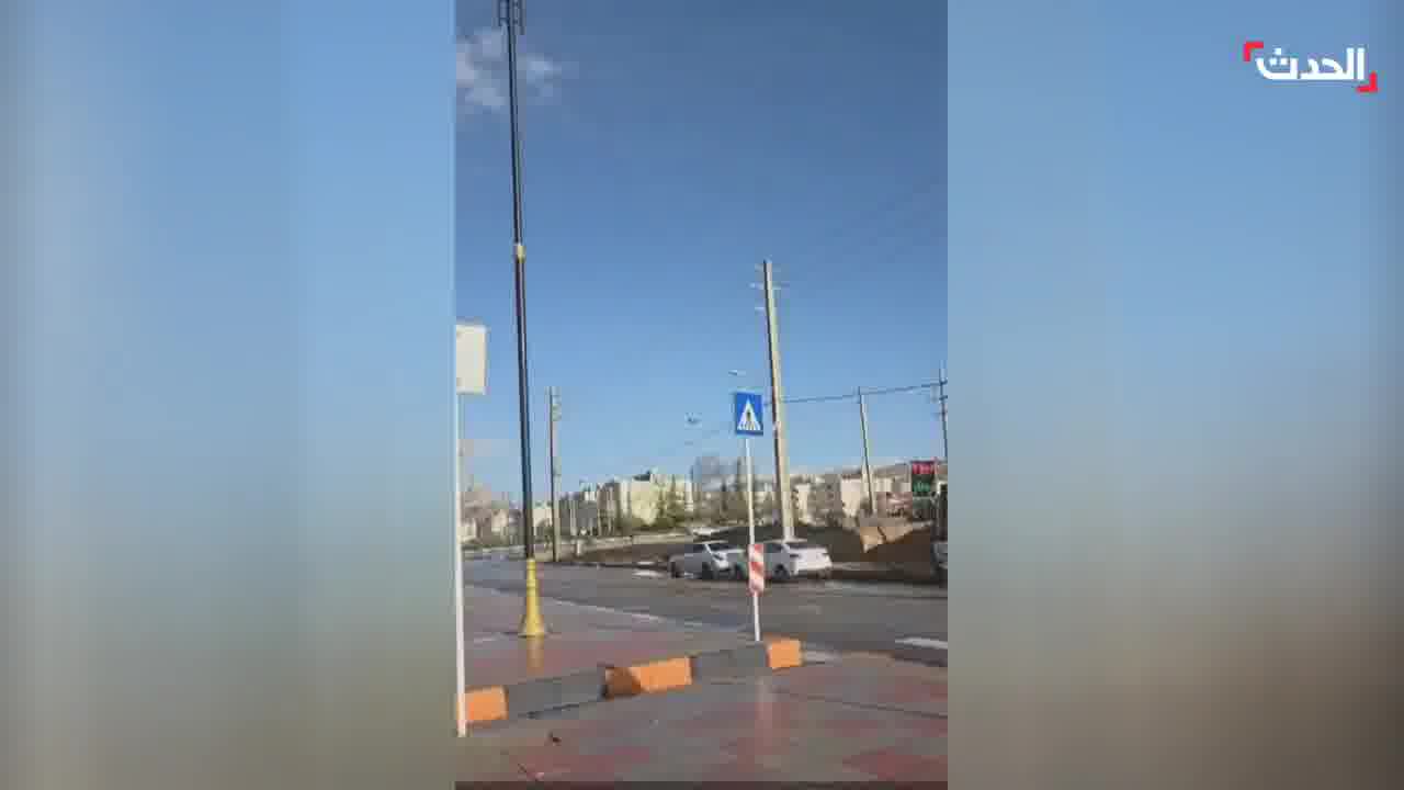 Footage of airstrikes targeting several locations in the Iranian city of Shiraz 