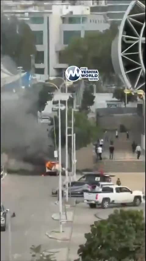 Following the latest missile barrage from Iran, emergency services are responding to multiple shrapnel impact scenes across central Israel. No injuries have been reported so far