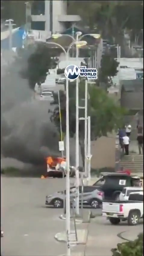 Following the latest missile barrage from Iran, emergency services are responding to multiple shrapnel impact scenes across central Israel. No injuries have been reported so far