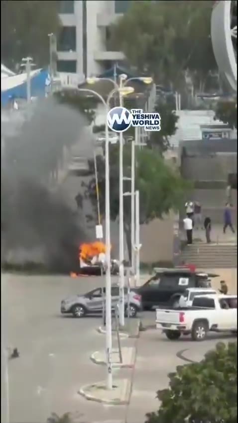 Following the latest missile barrage from Iran, emergency services are responding to multiple shrapnel impact scenes across central Israel. No injuries have been reported so far