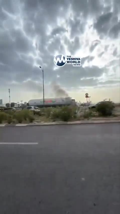 Following the latest missile barrage from Iran, emergency services are responding to multiple shrapnel impact scenes across central Israel. No injuries have been reported so far