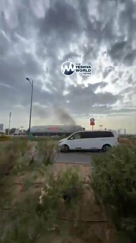 Following the latest missile barrage from Iran, emergency services are responding to multiple shrapnel impact scenes across central Israel. No injuries have been reported so far