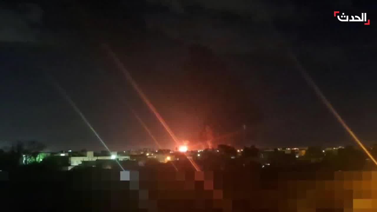 Footage shows explosions at Yazd Airport in central Tehran following Israeli and American airstrikes targeting vital facilities