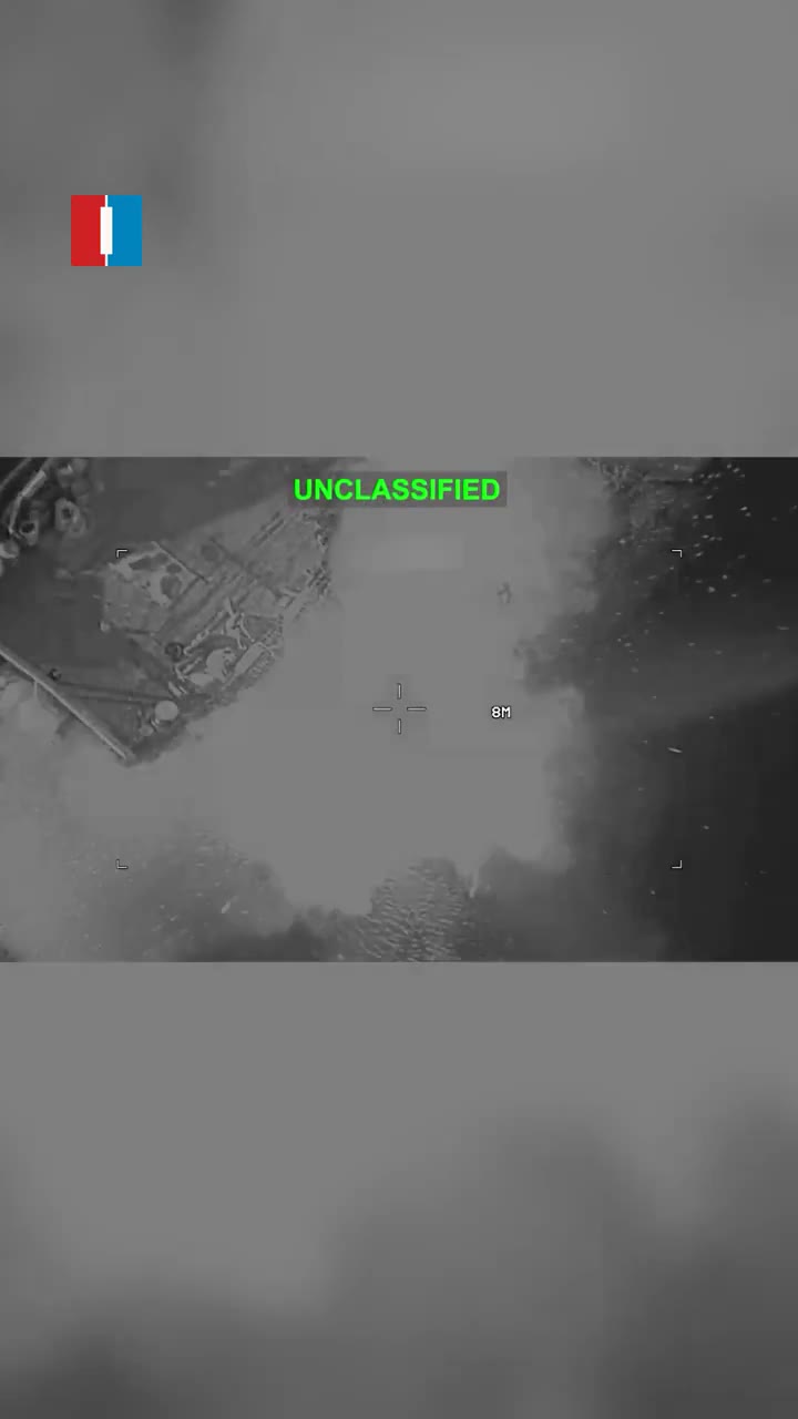 The United States released footage showing airstrikes on Iranian naval targets that it said were threatening international shipping in and near the Strait of Hormuz