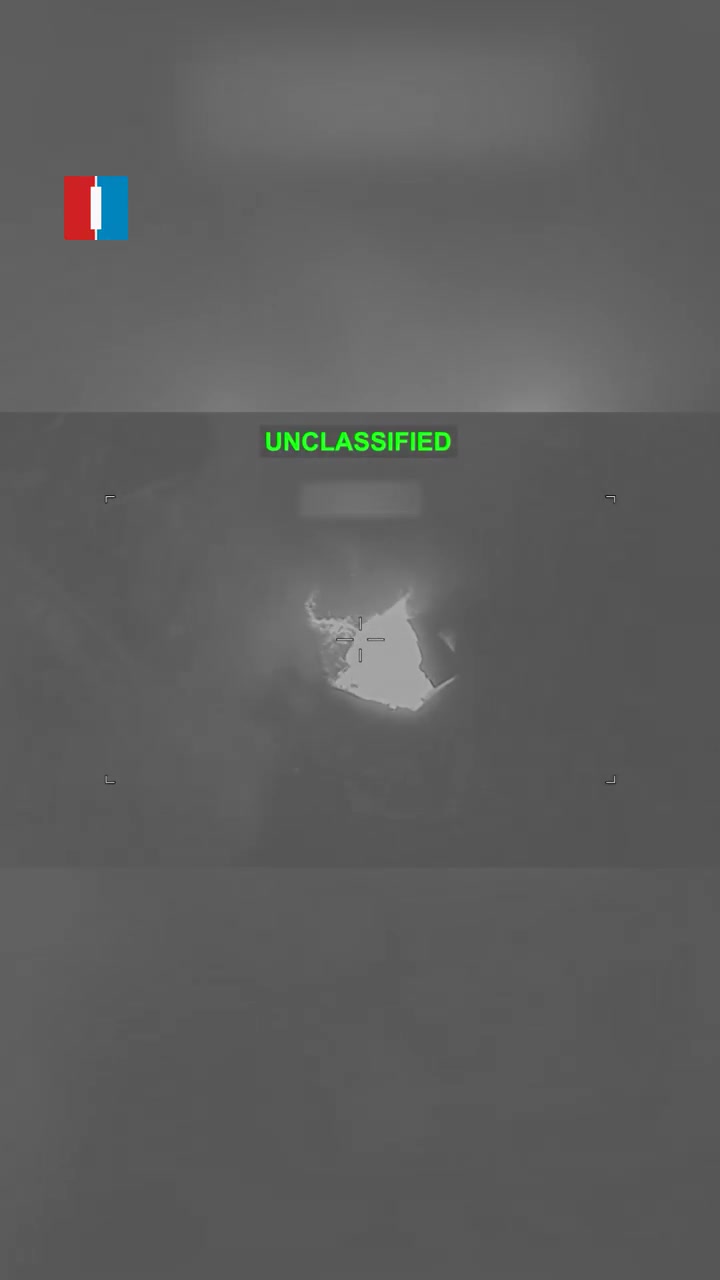 The United States released footage showing airstrikes on Iranian naval targets that it said were threatening international shipping in and near the Strait of Hormuz