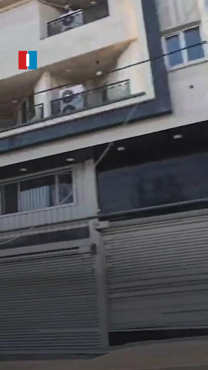 Destroyed buildings were seen in Mohammadshahr in Alborz province after Israeli airstrikes, a video sent to Iran International shows
